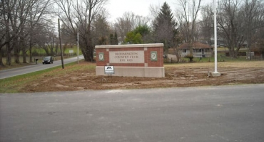 Bloomington Country Club Sign